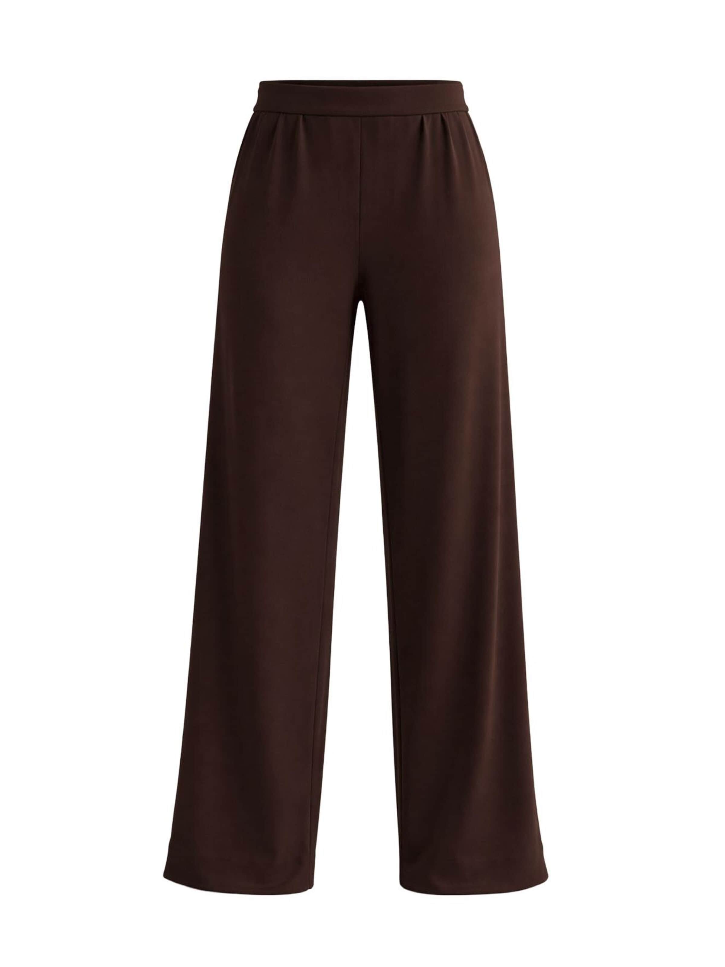 Il Lanificio Loose fit Trousers in Brown: front