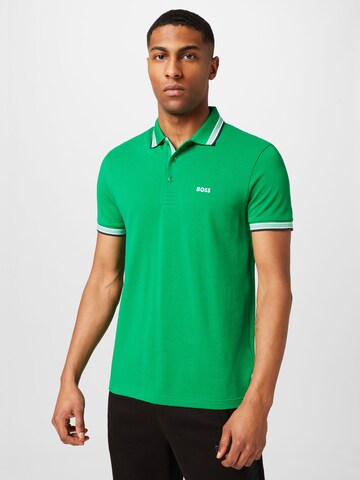 BOSS - Camisa 'Paddy' em verde: frente
