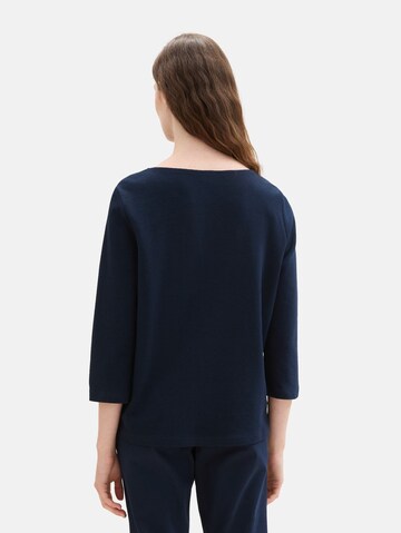 TOM TAILOR Shirt in Blau