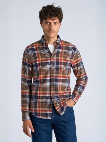 Lindbergh - Ajuste regular Camisa en marrón