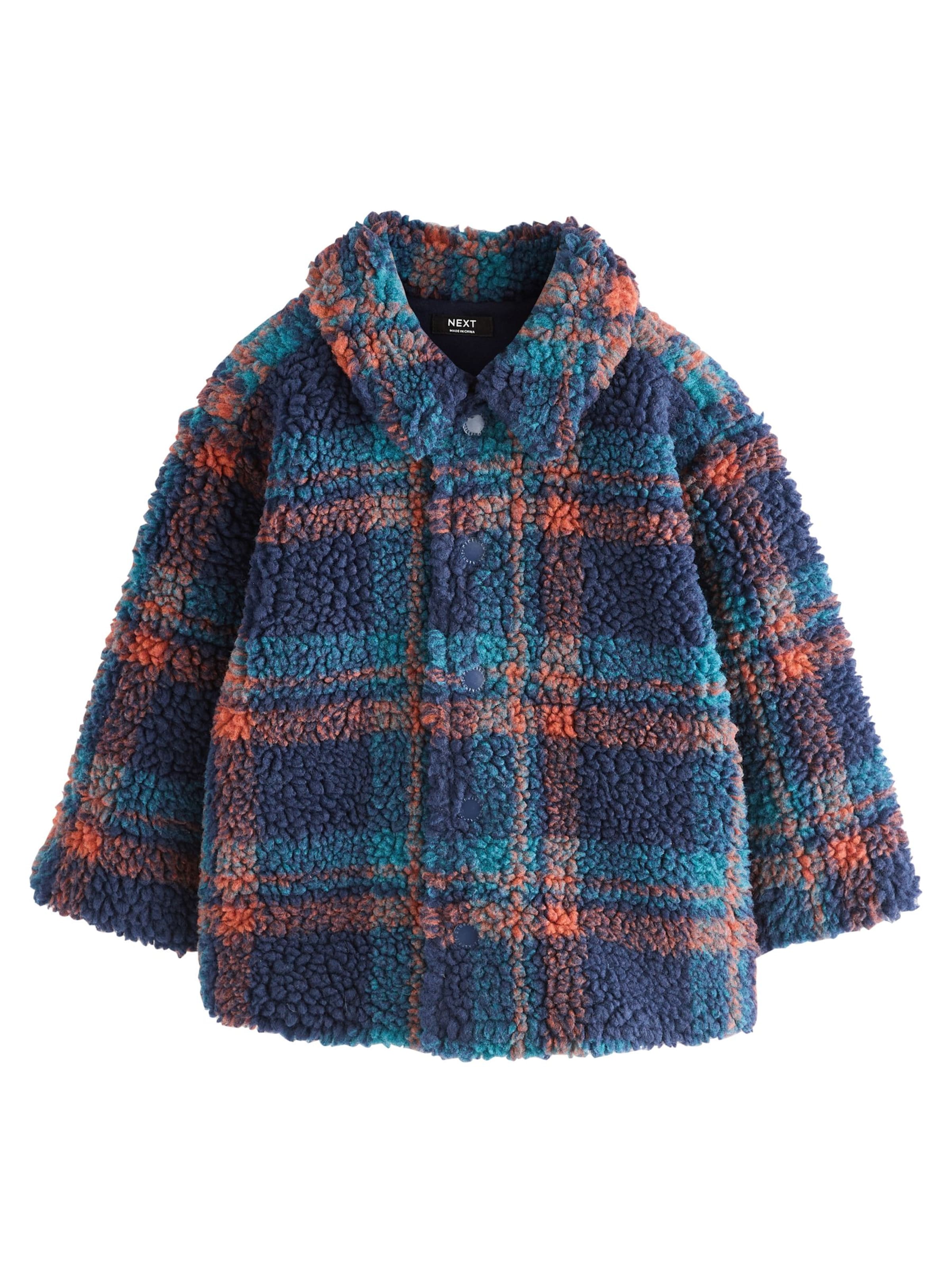 Next Поларено яке в синьо: отпред