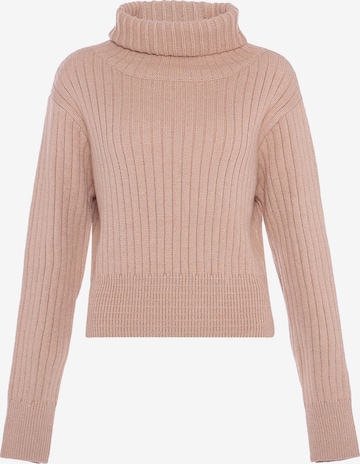 Pull-over Libbi en beige : devant