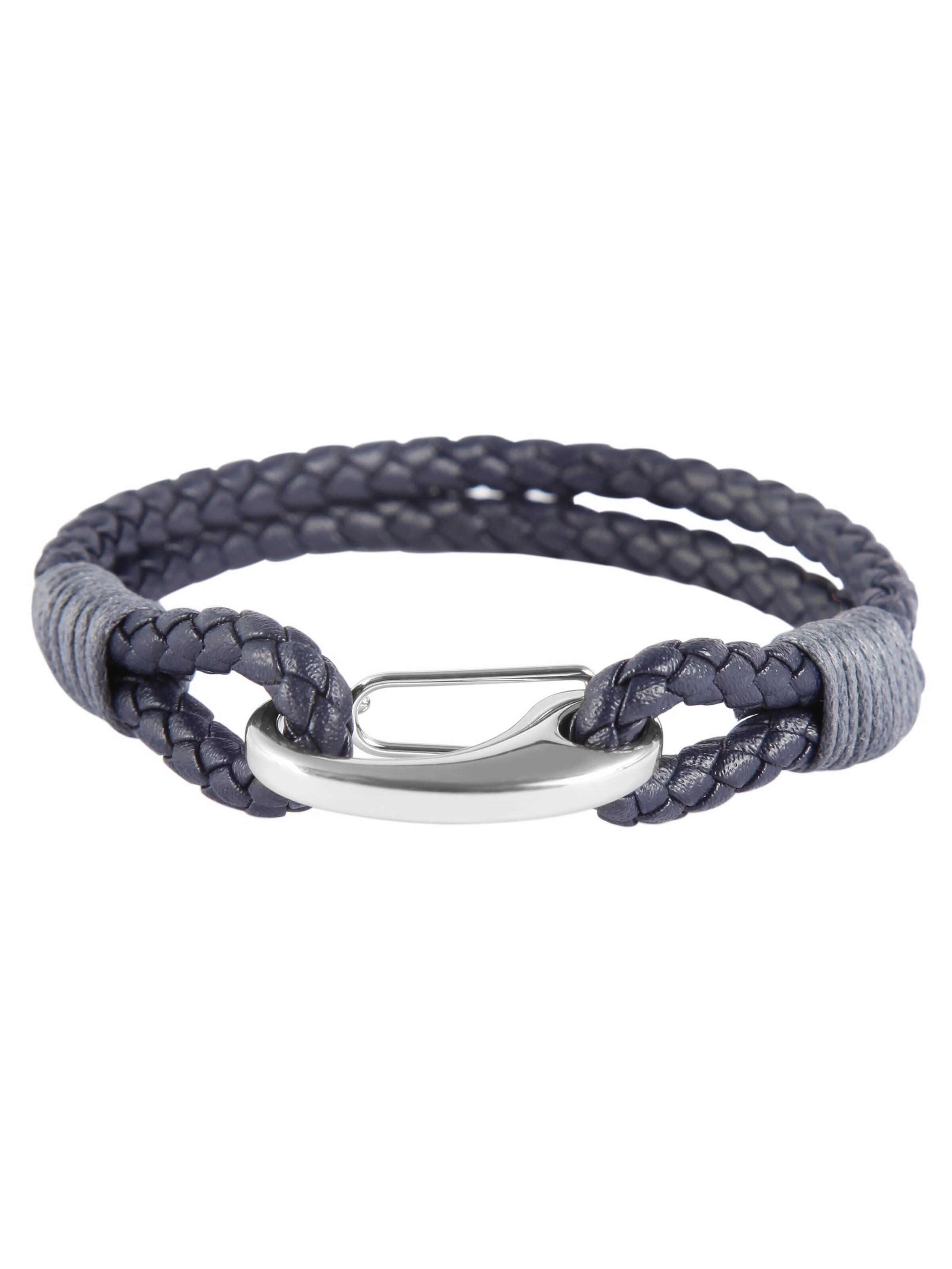 Akzent Bracelet 'Jadal, langlebig' in Grey: front