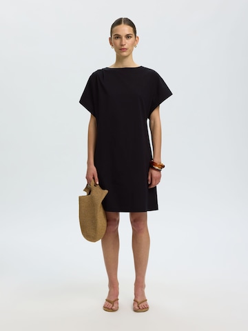 SELECTED Kleid in Schwarz: Vorderseite