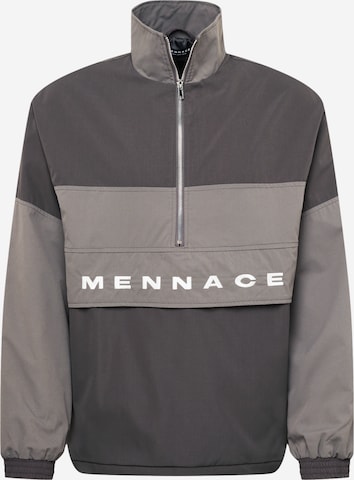 Mennace Between-Season Jacket in Grey: front