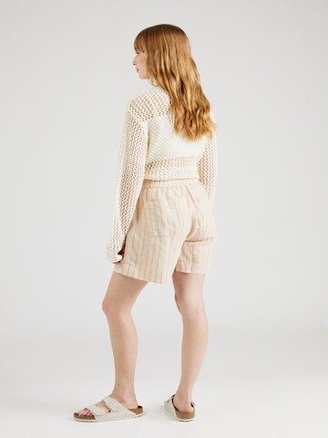 MSCH COPENHAGEN Loose fit Trousers 'Conelly' in Beige