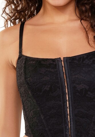 LingaDore Bustier BH in Schwarz