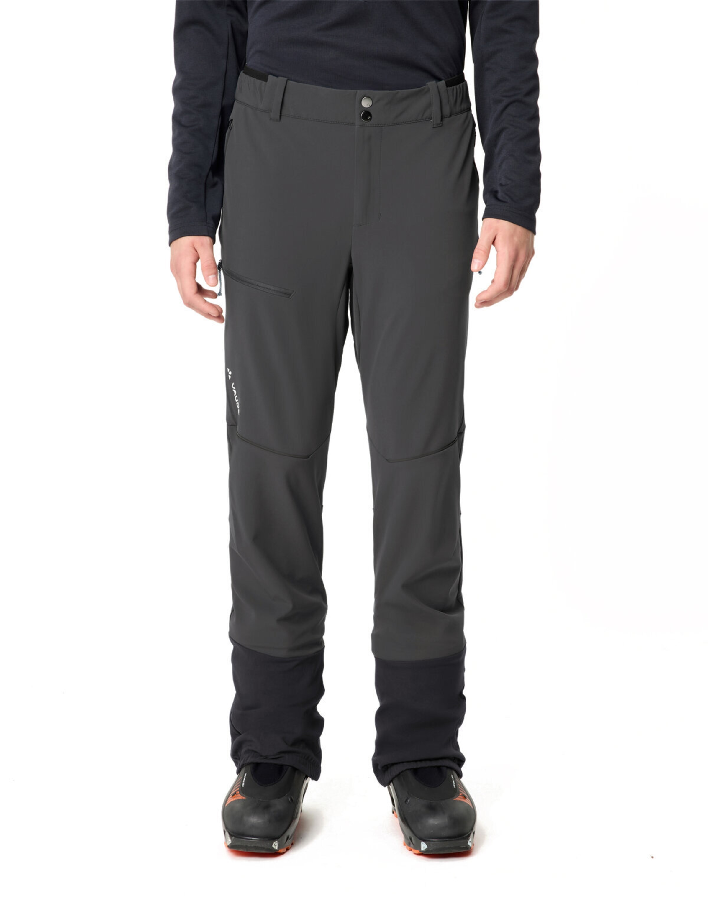 VAUDE Regular Outdoor trousers 'Larice V' in Grey: front