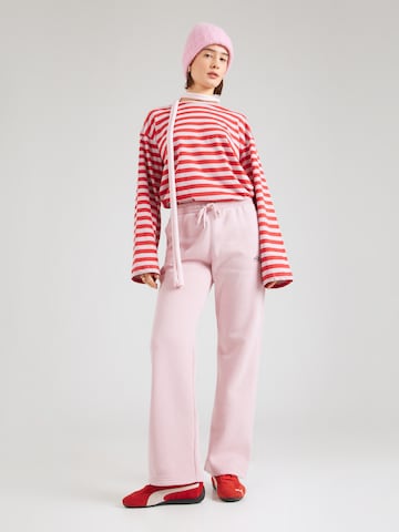 Abercrombie & Fitch Loosefit Kalhoty – pink