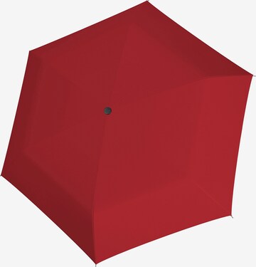 Doppler Umbrella 'Carbonsteel Slim' in Red: front