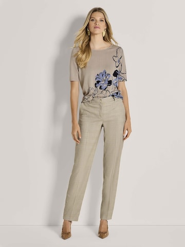 Effilé Pantalon MADELEINE en beige