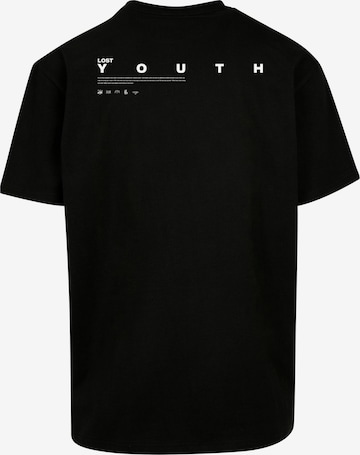 Lost Youth Shirt 'Dove' in Black