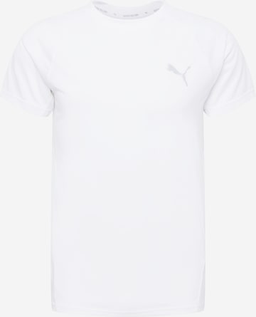 PUMA Λειτουργικό μπλουζάκι σε λευκό: μπροστά