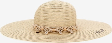 GUESS Hat in Beige: front