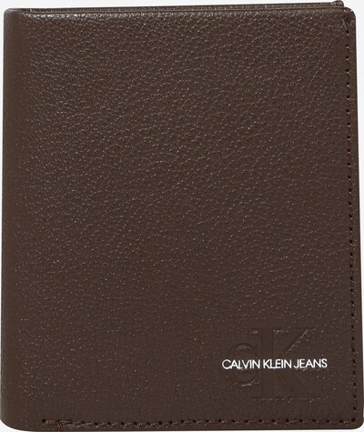 Portofel Calvin Klein Jeans pe maro pueblo / alb, Vizualizare produs