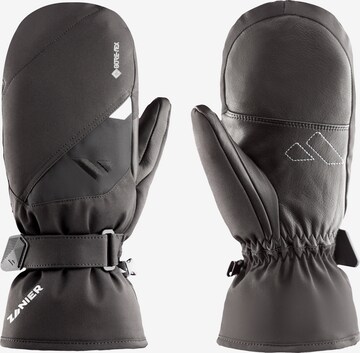 Zanier Fingerless Gloves 'Schladmink' in Black: front