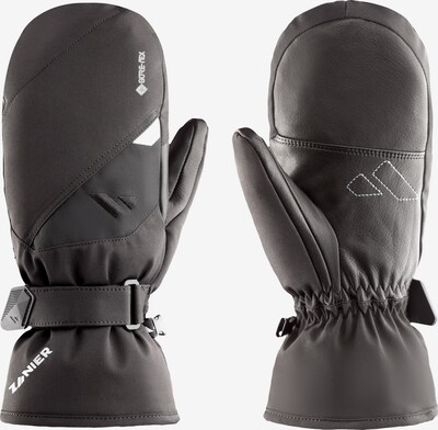 Zanier Sporthandschuhe 'Schladmink' in schwarz / weiß, Produktansicht