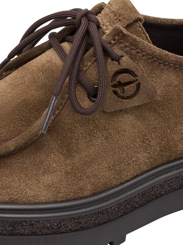 Chaussure à lacets Tamaris en marron