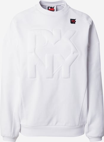 Sweat-shirt DKNY en blanc : devant