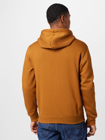 G-Star RAW Regular fit Zip-Up Hoodie 'Premium Core' in Brown