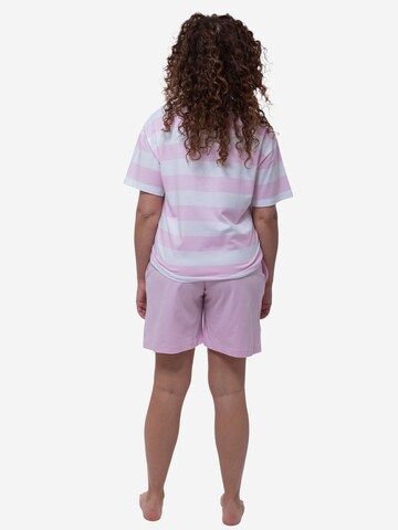 Mey Pajama 'Streaked Lines' in Pink