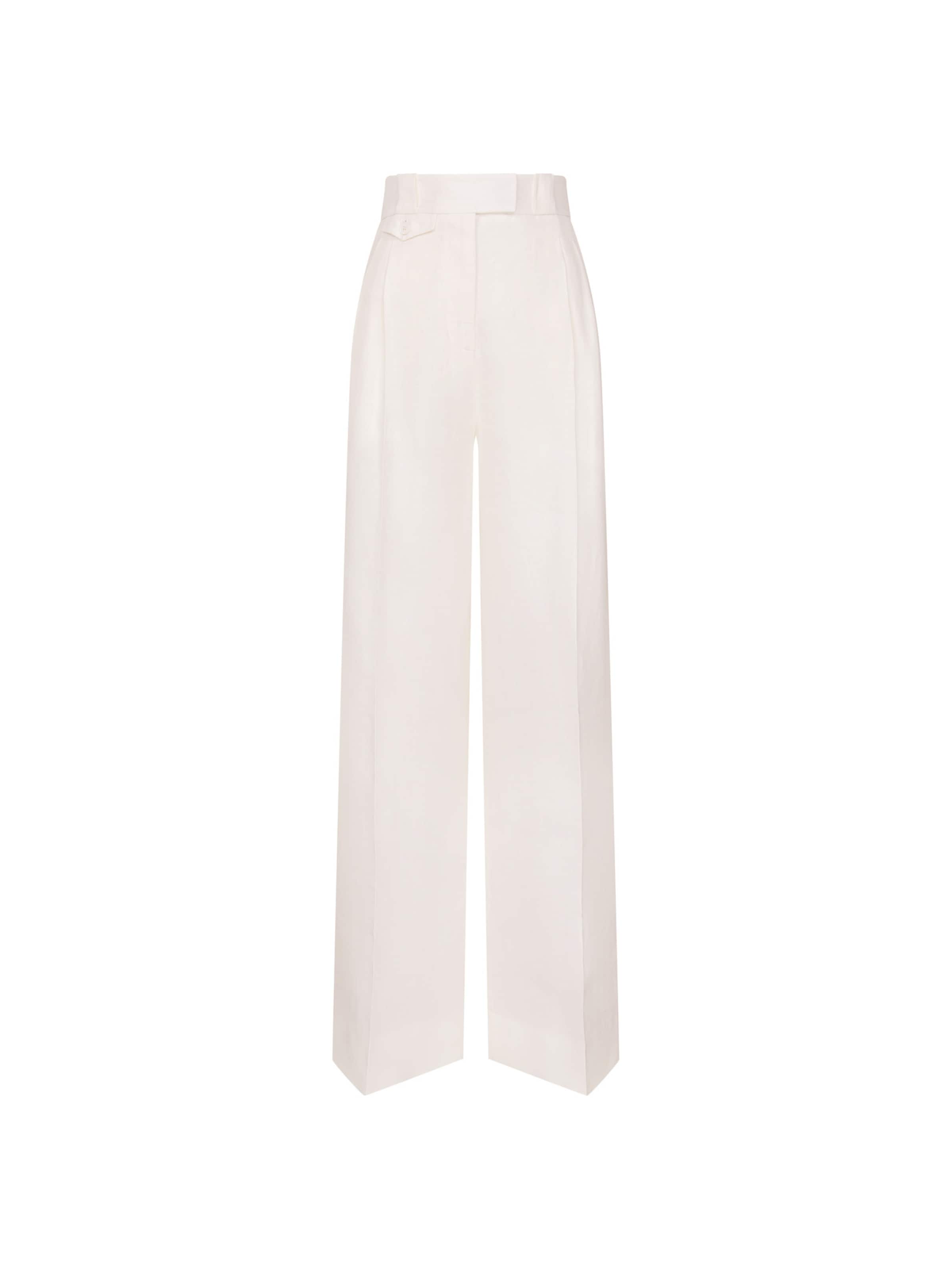 Regular Pantalon SEIDENSTICKER en blanc : devant