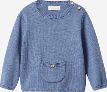 MANGO KIDS Trui 'MAY' in Blauw: voorkant