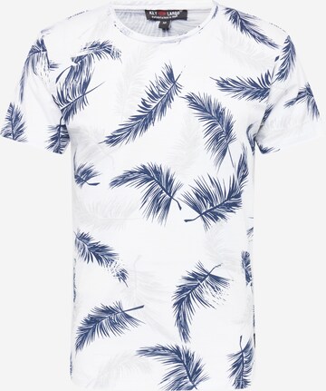 Key Largo Shirt 'SOUTH BEACH' in White: front