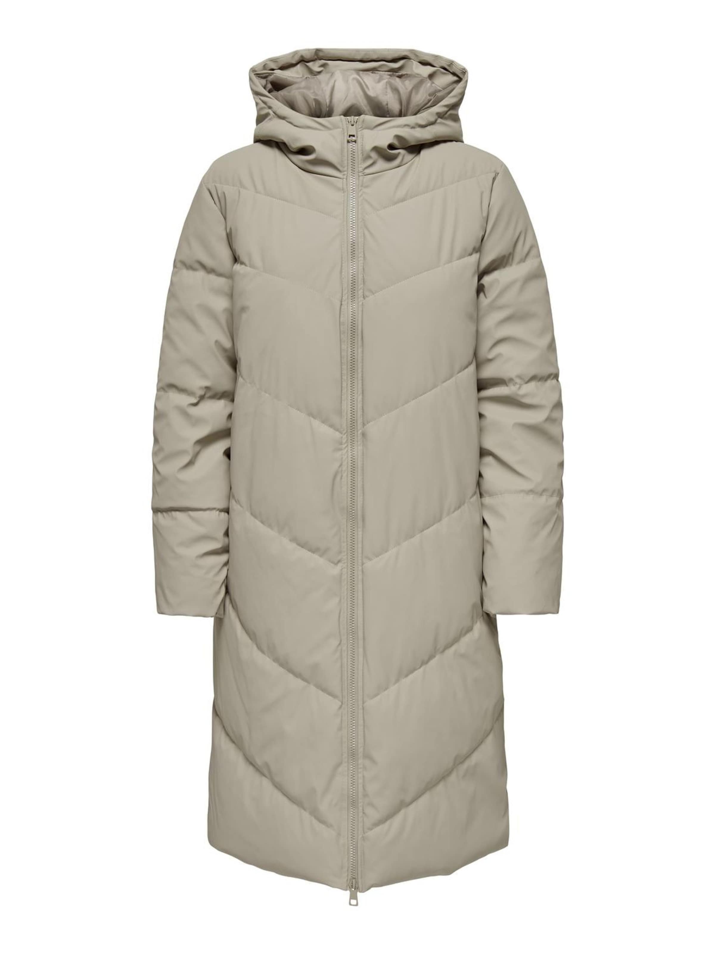JDY Wintermantel &#x27;JDYUlrikka&#x27; in Beige: voorkant