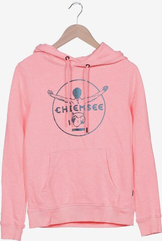 CHIEMSEE Sweatshirt & Zip-Up Hoodie in XS in Pink: front