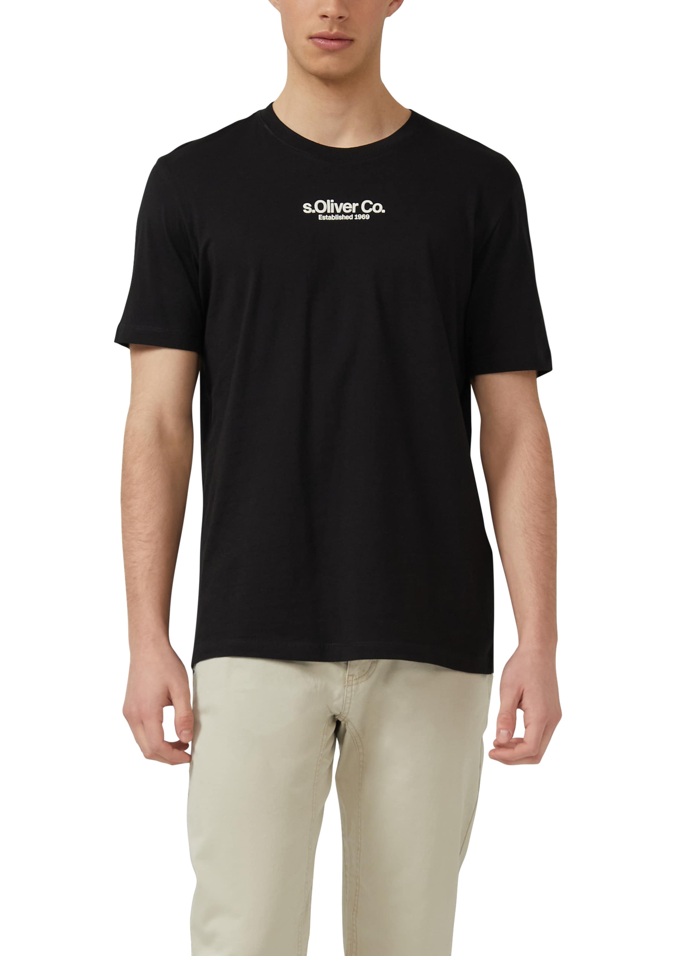 T-Shirt s.Oliver en noir