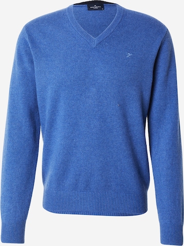 Hackett London Svetr – modrá: přední strana