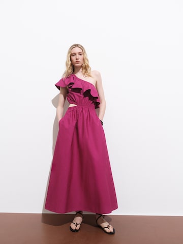 MANGO Šaty 'CUTY' – pink: přední strana