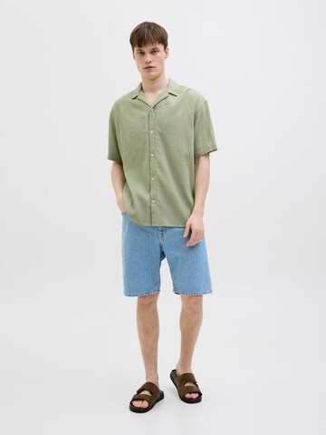 JJ Rebel Comfort fit Overhemd 'JREBMAIMI' in Groen