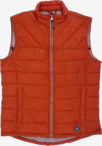 TOM TAILOR Vest in XL in Orange: front