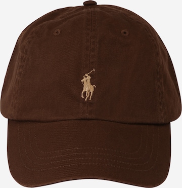 Șapcă de la Polo Ralph Lauren pe maro