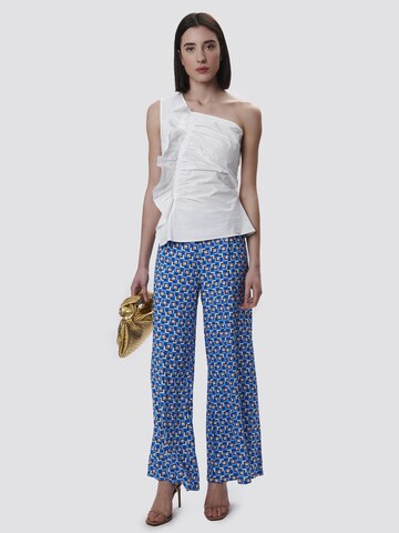 Influencer Loosefit Broek in Blauw