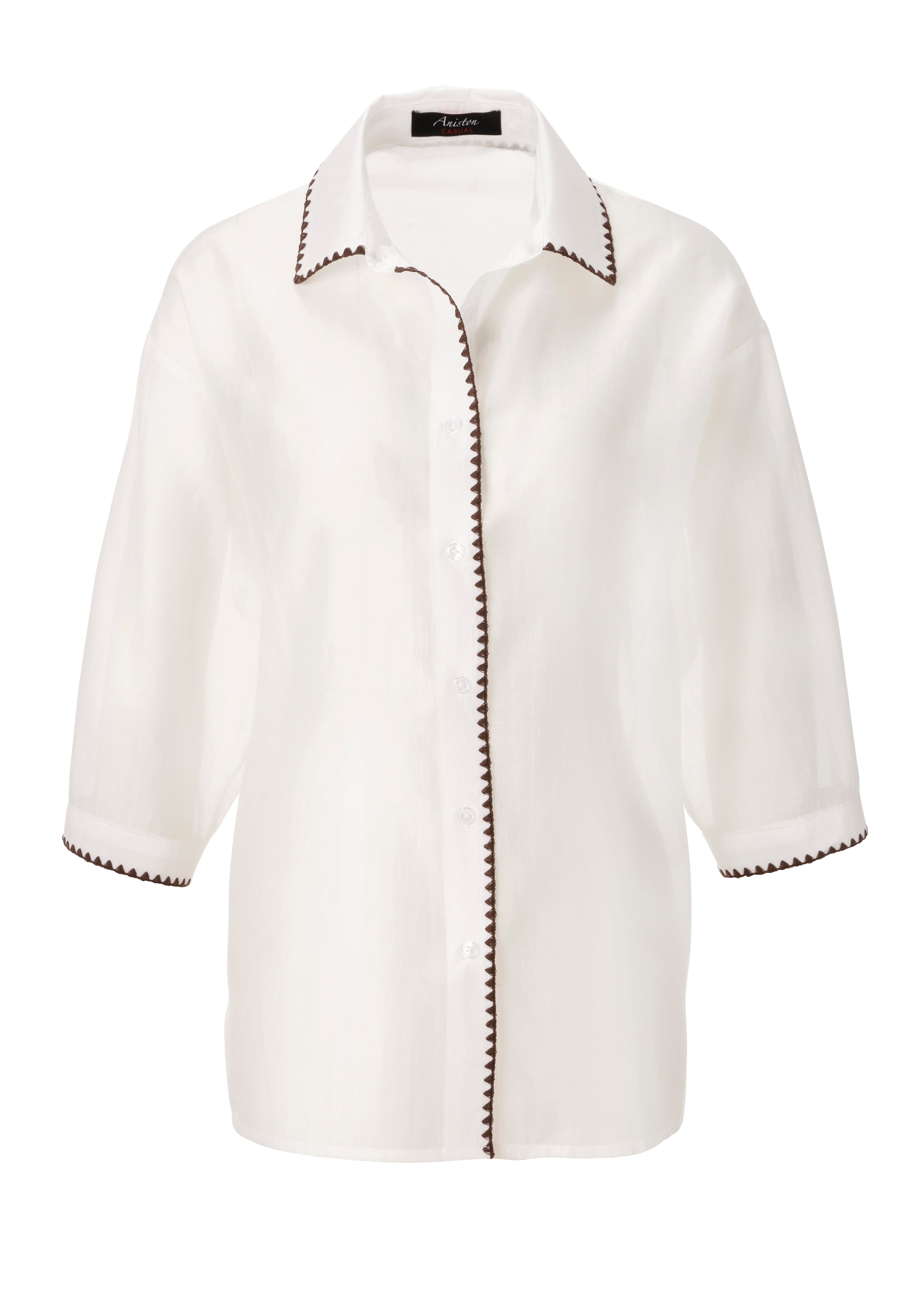 Aniston CASUAL Blouse in White: front