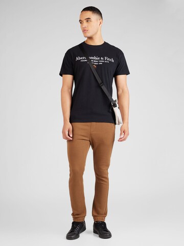 Abercrombie & Fitch T-Shirt 'HERITAGE in Schwarz