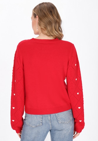 MYMO - Pullover em vermelho