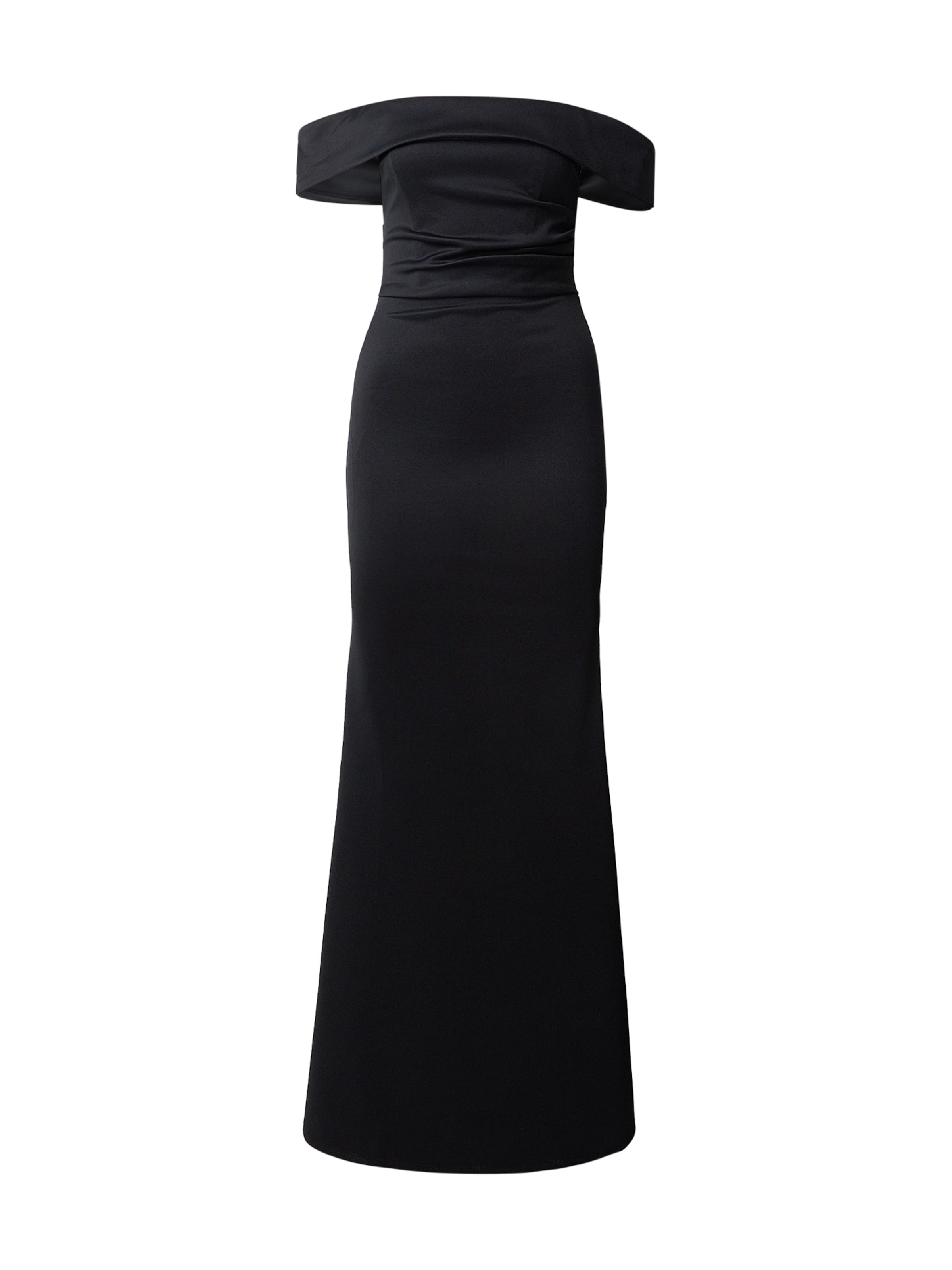 Robe de soirée 'ALEX' WAL G. en noir : devant