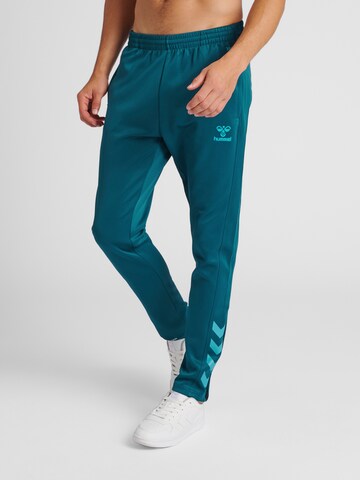 Hummel Regular Sports trousers in Blue: front