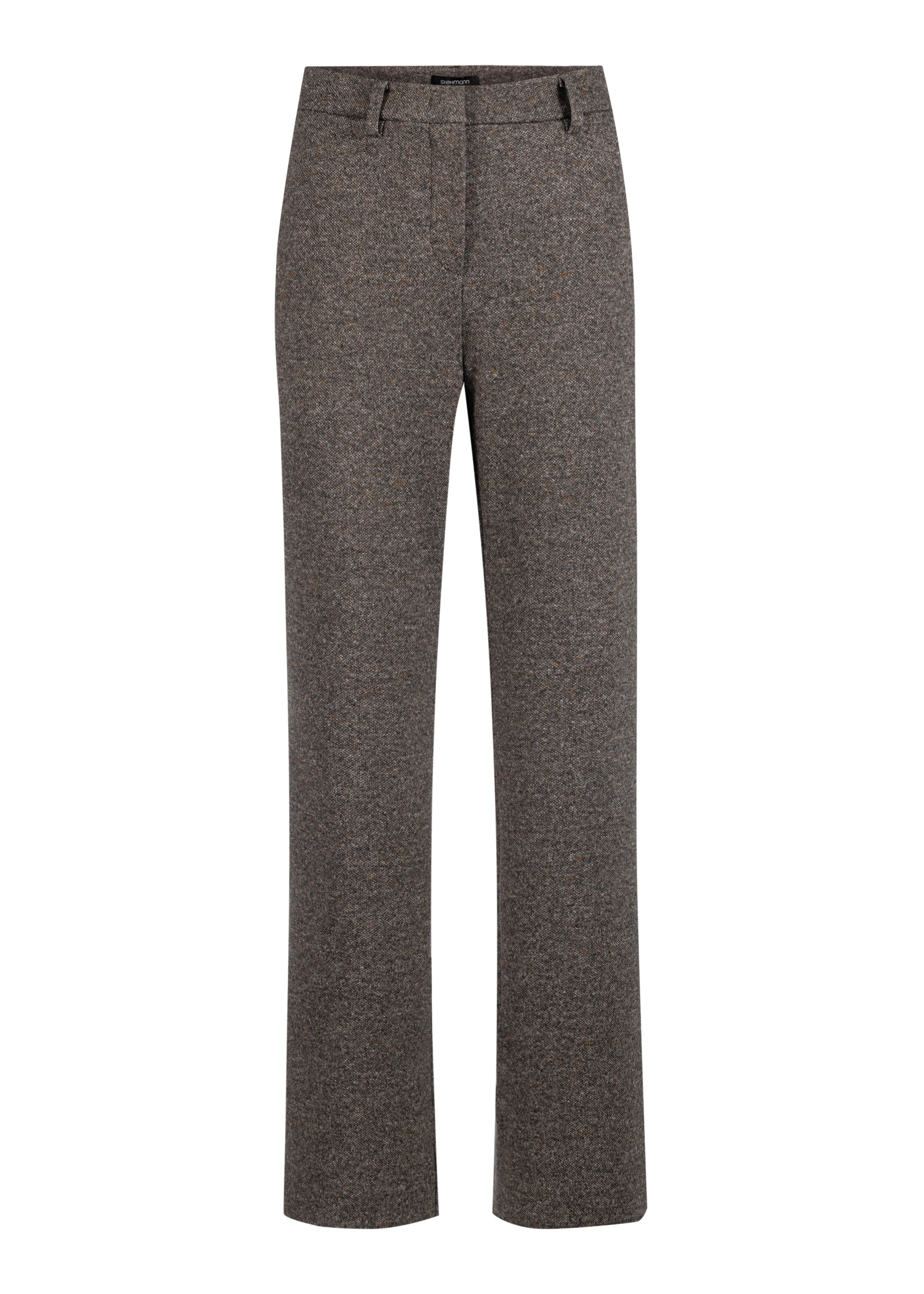 STEHMANN Regular Hose in Braun: Vorderseite