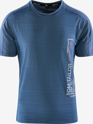 TOM TAILOR Shirt 'Alfani' in Blue: front