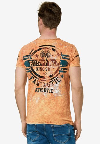 Rusty Neal T-Shirt in Orange