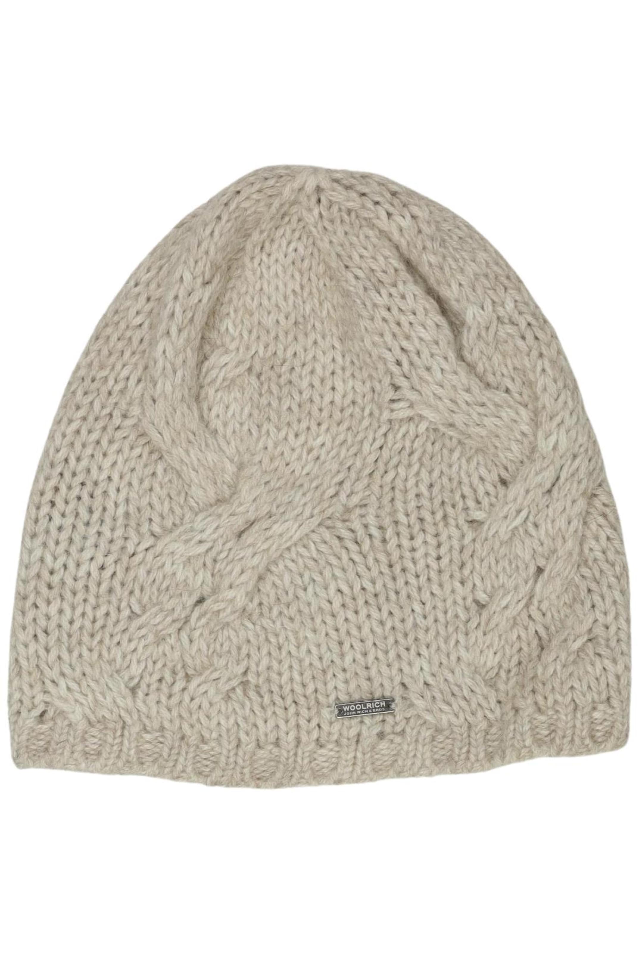 Woolrich Hut oder Mütze M in Beige: Vorderseite