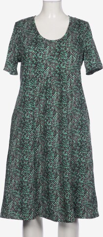 Green Cotton Dress in XXL in Green: front