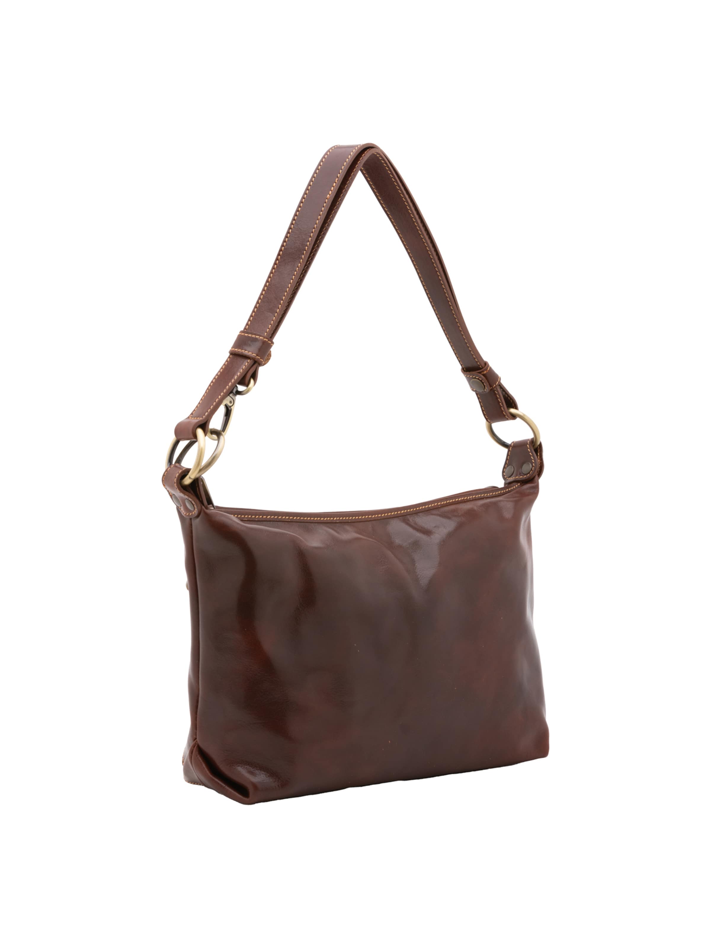 Viola Castellani Shoulder Bag in Brown: front