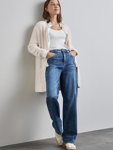 STREET ONE Knit Cardigan in White