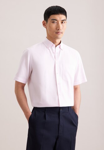 Coupe regular Chemise business SEIDENSTICKER en rose : devant